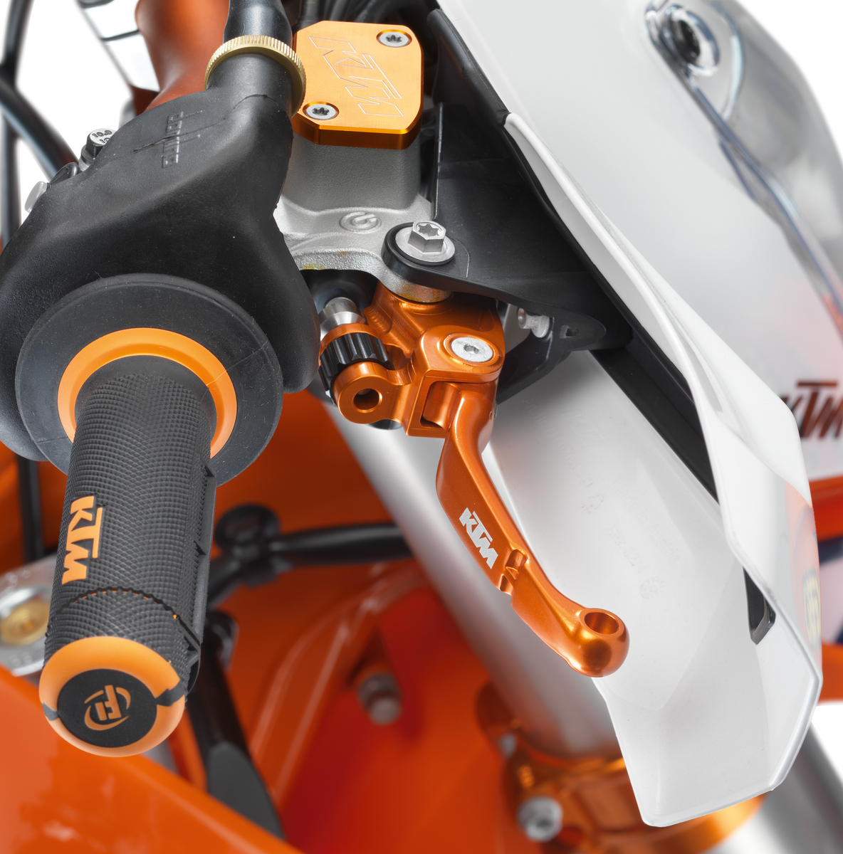 Flex Hebelset Flexhebel Set Orange Brembo KTM EXC EXC-F 250 350 450 2016 2015 